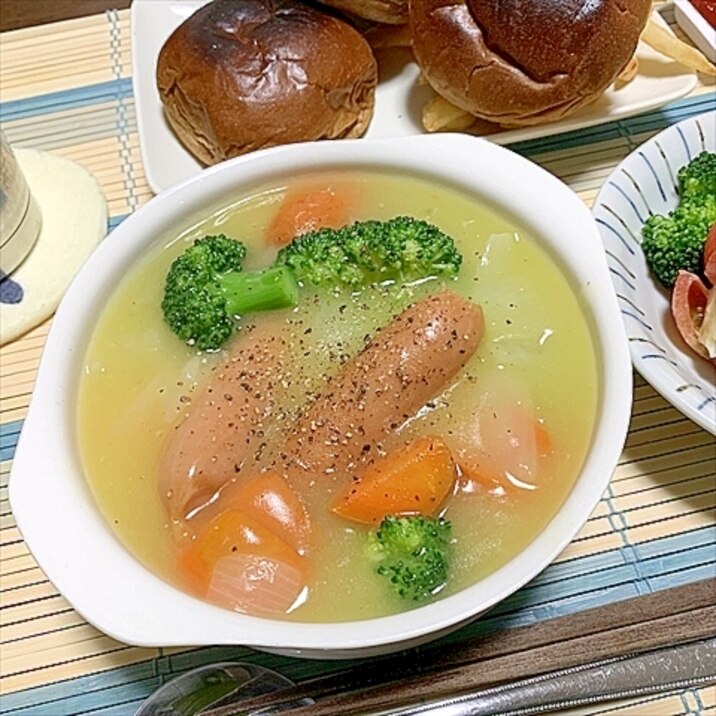 材料ミニマムでスグデキあっさりクリームシチュー